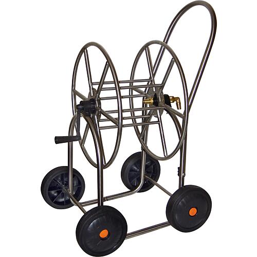 Hose trolley, model 4412 stainless steel Standard 1