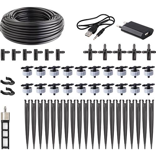 Starter Set Drip irrigation for 20 plants "Aqualux" Anwendung 2