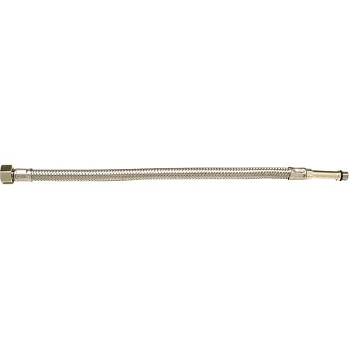 Flexible connection hose 3/8" sl. nut x M10 350 mm, langer nipple