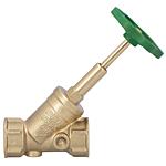Free-flow valves made from brass