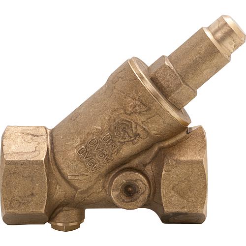 Bevel seat check valve, brass