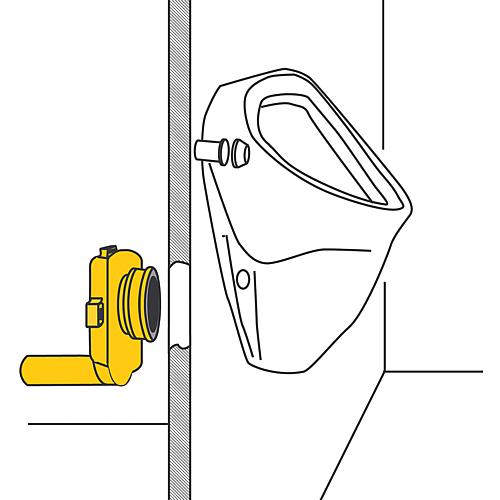 Urinal suction siphon Standard 2