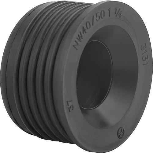 HT rubber nipple HTS+HTSW size 40 - 50 1 1/4", large";