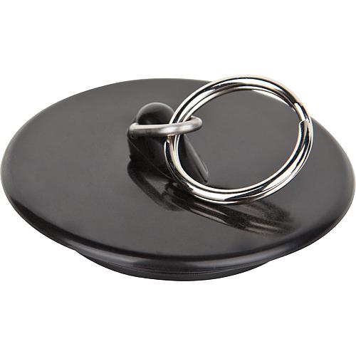 Plug with large key ring for 45mm drains black