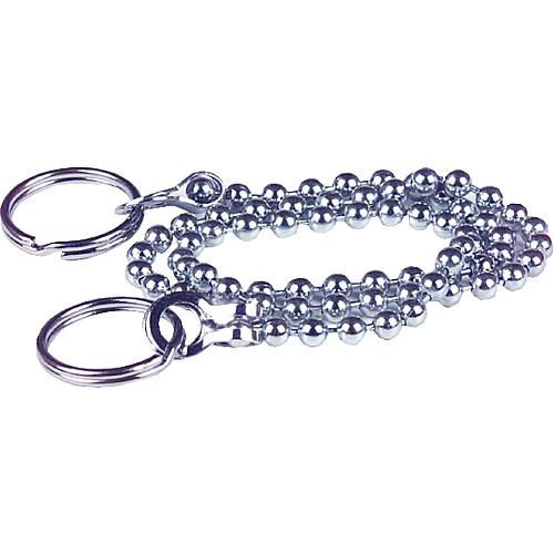 Chrome ball chain, 30cm long keyring both ends suitable for washbasins