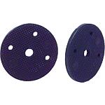 Sound absorbing mounting discs