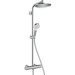 Shower system Showerpipe 240 Crometta S 1jet, with thermostat