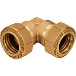 Brass screw connections for PE pipes