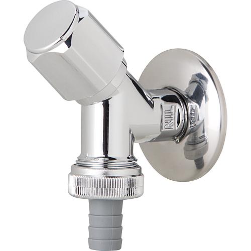 Device valve NILplus 1/2" with RV and ceramic top part chrome-plated
