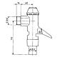 Pièces de rechange pour robinet temporisé WC type 828 Standard 1