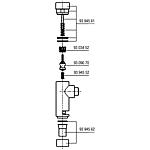 Pièces de rechange pour robinet temporisé WC type 877 VELA