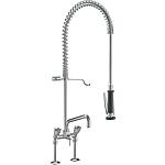 Professional catering kitchen Pedestal sink mixer with two handles