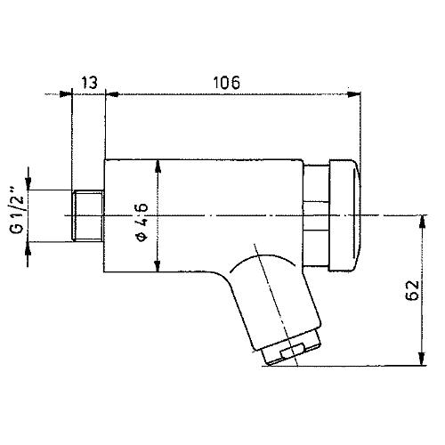 Spare parts for self-closing wall fitting 93 020 46
