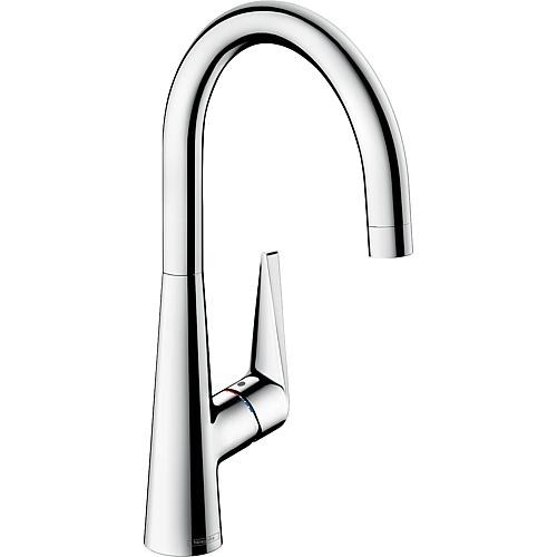 Mitigeur d'évier Hansgrohe Talis S 260 bec pivotant saillie 203 mm chrome