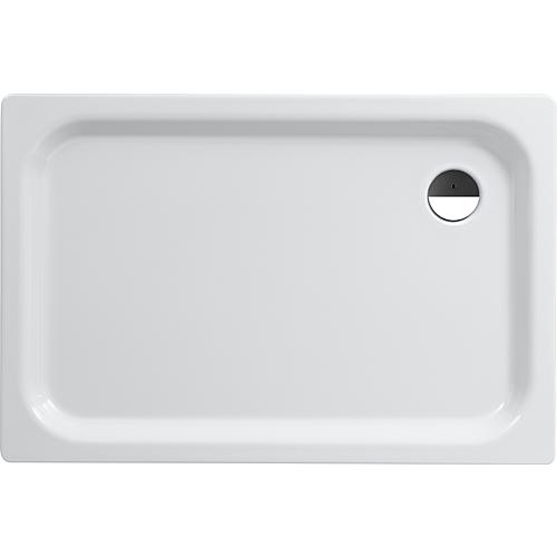 Shower trays ERAM rectangular 1200x65x800 mm enamelled steel, white