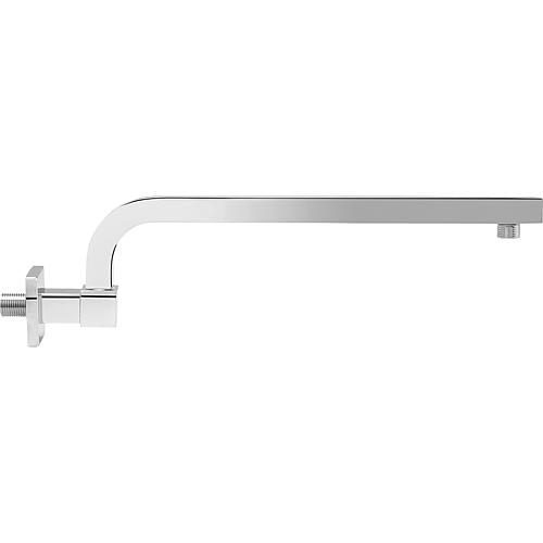 Wall connection tube Quardro L=425 mm, chrome-plated brass, rotatable 180°