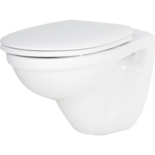 Wall-mounted flushdown toilet, D-Code basic