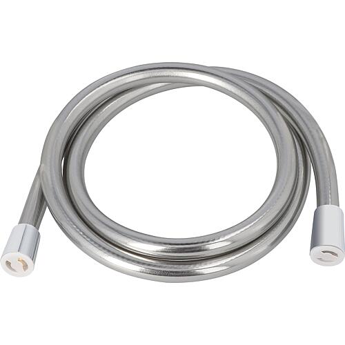 Shower hose, Silverline DN15-1600 mm, high-gloss silver, swivel both sides