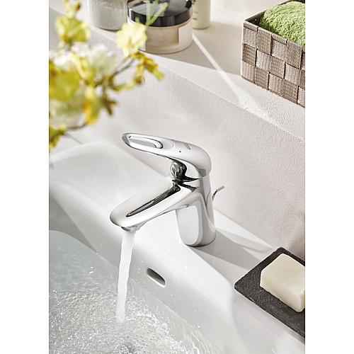 Mitigeur de lavabo Grohe Eurostyle S-Size saillie 110 mm chrome levier évidé