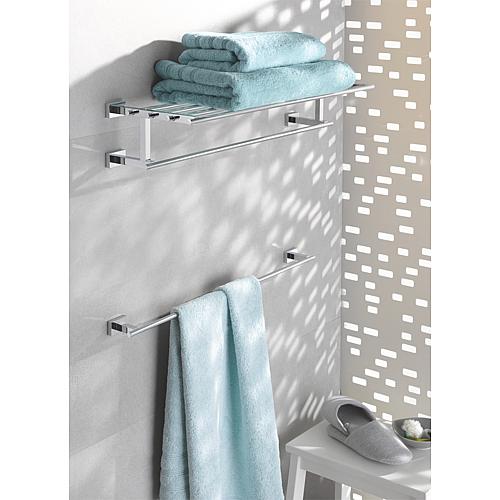 Bath towel holder Essentials Cube Anwendung 1