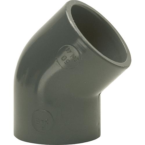 PVC-U adhesive fitting Angle 45° Standard 1