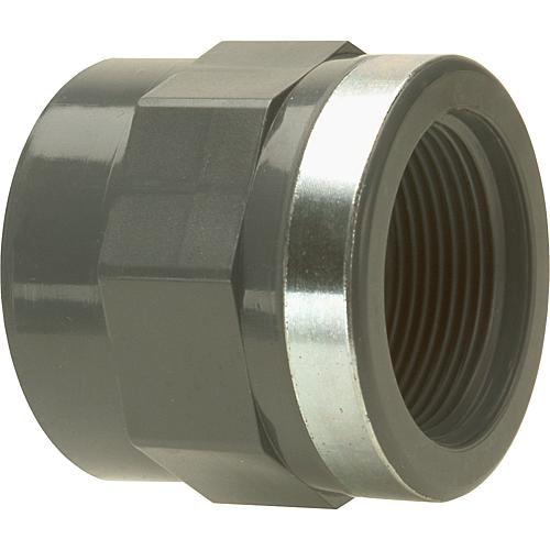 PVC U glue fitting junction threaded joint