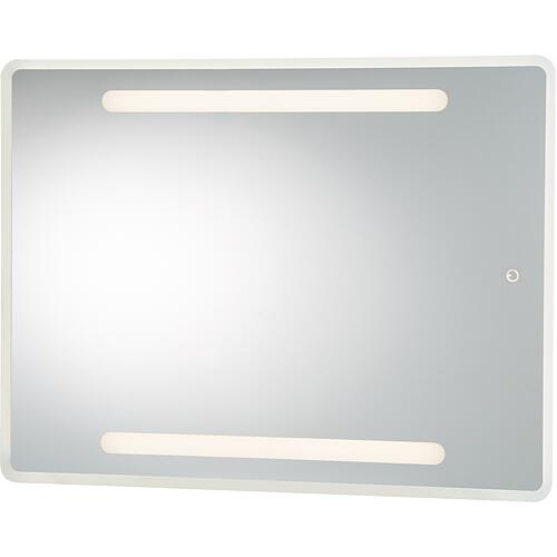 LED-Spiegel Eluco, mit Touchschalter, dimmbar Anwendung 1