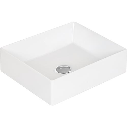 Counter washbasin, Elayla, W x H x D: 450x130x380 mm, ceramic, white