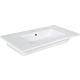 Lavabo ELIKIA 910 x 155 x 520 mm 1 trou pour robinetterie, céramique, blanc