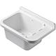 Plastic draining sink white, 500x340x210mm