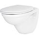 Wall-mounted flushdown toilet, D-Code basic