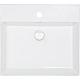 Washbasin Elayla, 500x130x450 mm, 1 tap hole, ceramic, white