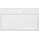 Washbasin Elayla WxHxD: 910x130x460 mm 1 tap hole with overflow ceramic white