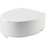 Elga toilet top piece with lid