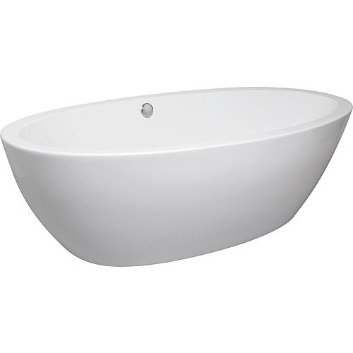 Bathtub Eimo, W x H x D: 1900x600x940 mm, free-standing, capacity: 275 l, acrylic, white