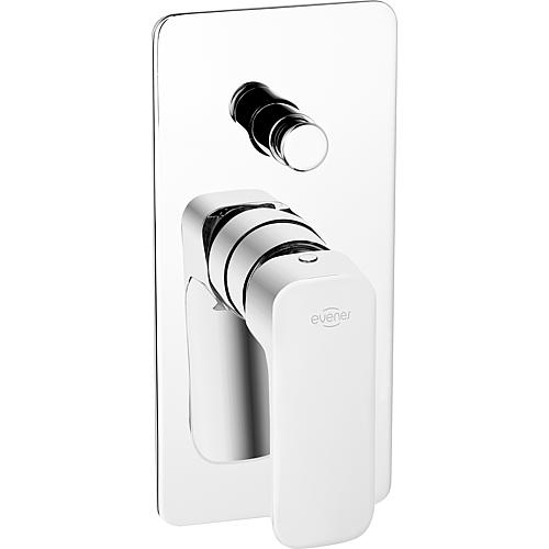 Concealed bath mixer Evando collar 100x210 mm chrome