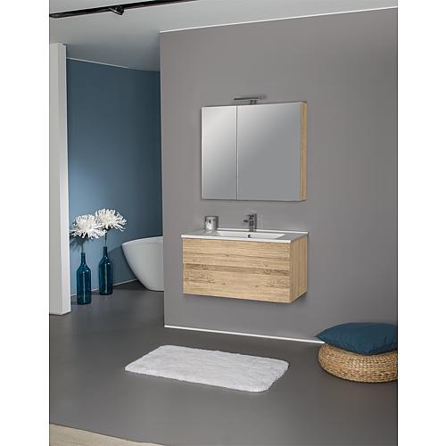 Bathroom furniture set EGAN, series MAF, knotty oak