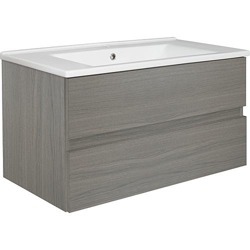 Washbasin base cabinet Egan with washbasin made of ceramic Standard 3