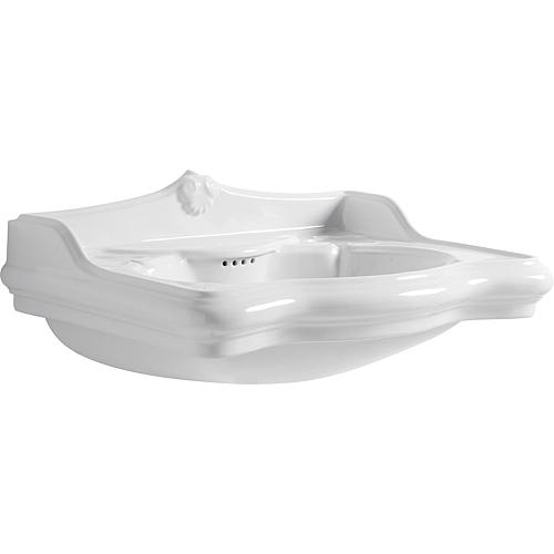 Washbasin JUBILÄUM W x H x D: 700x325x510 mm, ceramic, white