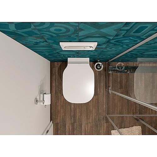 Glaze wall-mounted washdown toilet