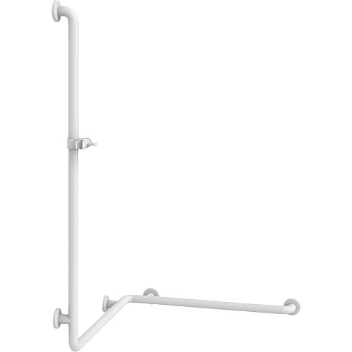 Douchette avec barre de douche couleur : blanc 19 763x763x1158mm/fixation incluse