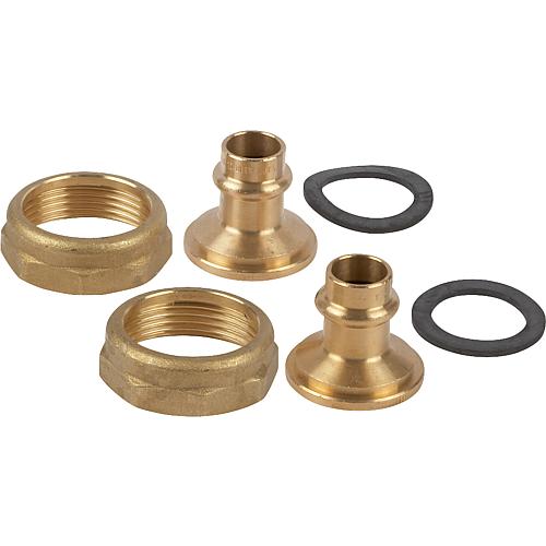 Kit de raccord 
DN 32 (1 1/4" écrou tournant) x 15 mm raccord à sertir Standard 1