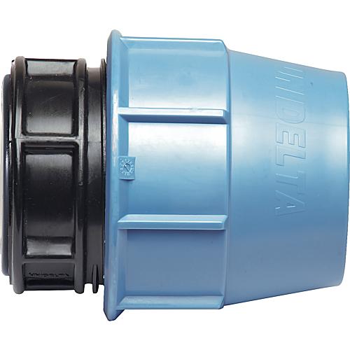 Clamp connectors,
Closure cap Standard 1