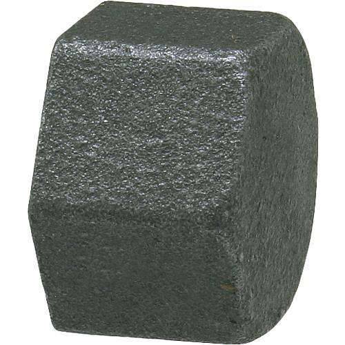 Malleable cast iron fitting, black cap (IT) Standard 1