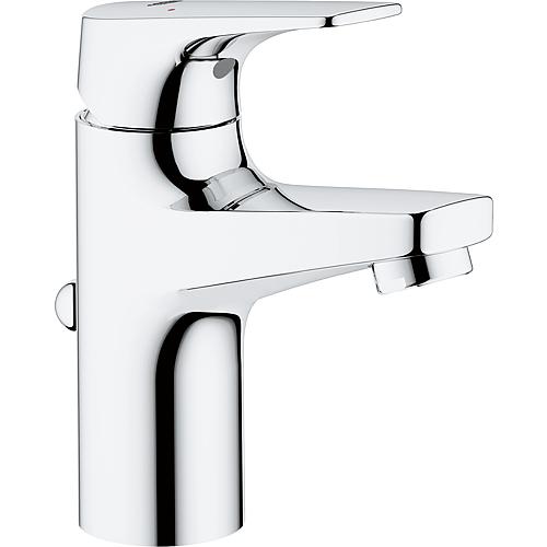 Mitigeur lavabo Grohe Bauflow S-Size saillie 91 mm chrome