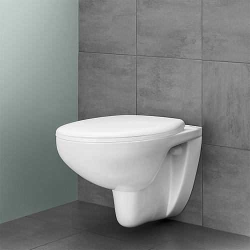 Wand-Tiefspül-WC Bau Keramik, spülrandlos Anwendung 1