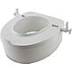 Elga toilet seat with lid, made of PP, white Height 140mm