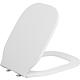 Toilet seat GLAZE Soft close, in thermoplastic, white