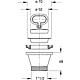 Soupape à évier, filetage mâle DN 40 (1 1/2”) 