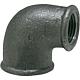 Malleable cast iron fitting, black 
Reduced bracket 90° (IT x IT) Standard 1